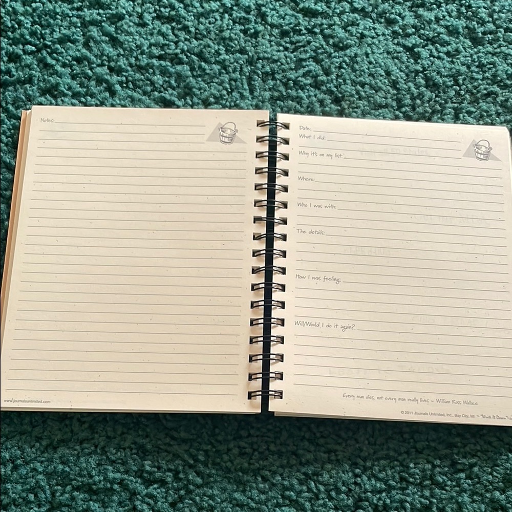 NWT Bucket List Journal - Picture 3 of 3